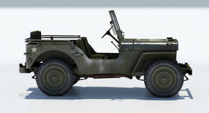 Willys MB Jeep 3D Model for Download Thumbnail