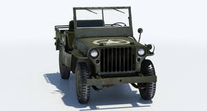 Willys MB Jeep 3D Model for Download Thumbnail