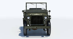 Willys MB Jeep 3D Model for Download Thumbnail