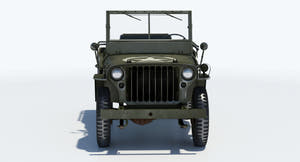 Willys MB Jeep 3D Model for Download Thumbnail